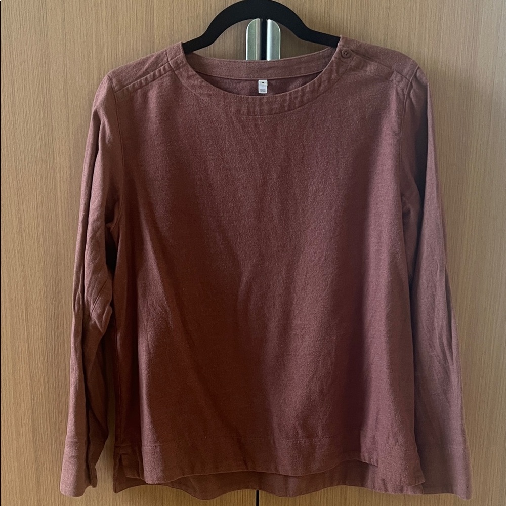 Muji Cotton Women's Top in Rust